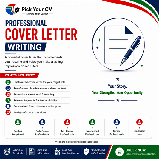 Professional Cover Letter Writing